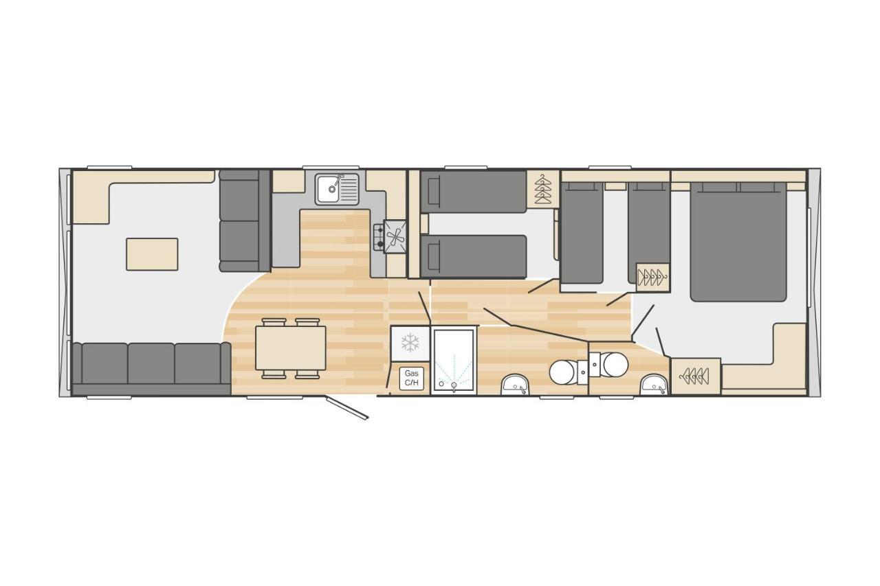 Lydstep Beach Bayview 3-Bedroom Holiday Home Tenby Esterno foto
